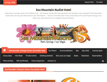 Tablet Screenshot of nudisthotel.com